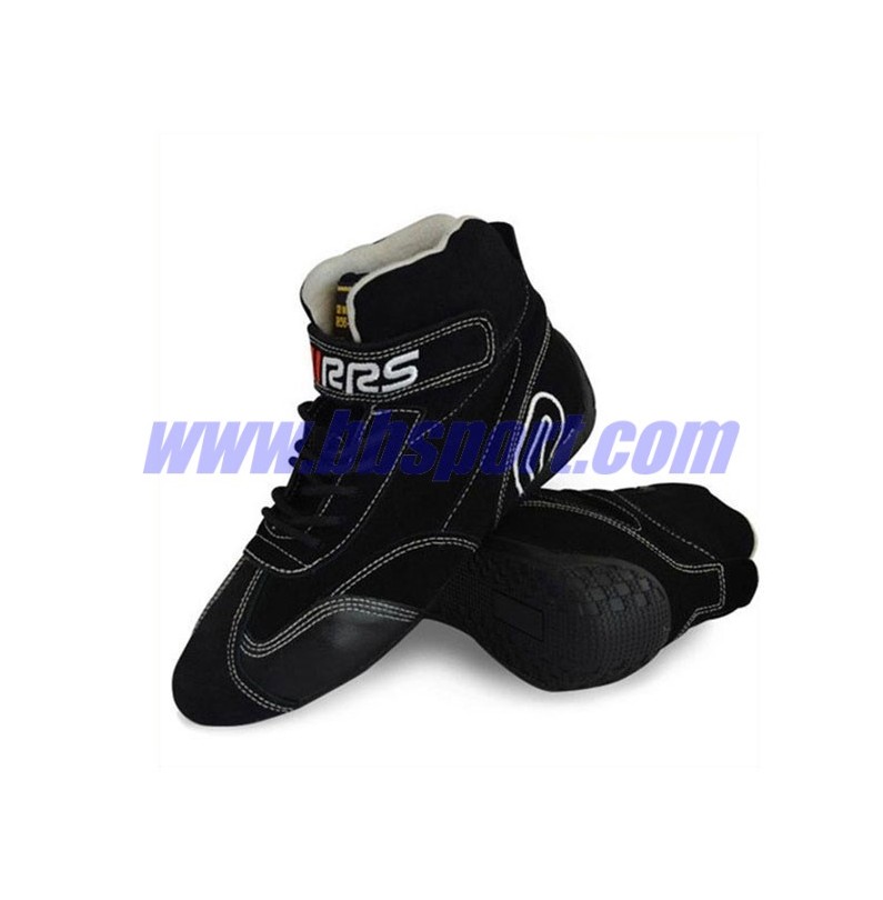 Botines ignífugos automovilismo RRS FIA Racing Black Botines ignífugos automovilismo RRS FIA Racing Black
