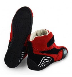 RRS FIA Racing Red fire retardant motorsport boots RSS equipamiento - 4