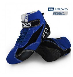 RRS FIA Racing Blue fire retardant motorsport boots RSS equipamiento - 1