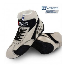 Fire retardant motorsport boots RRS FIA Racing White RSS equipamiento - 1