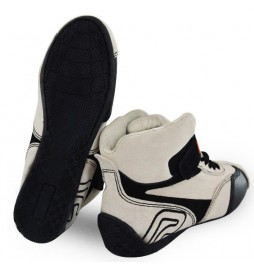 Fire retardant motorsport boots RRS FIA Racing White RSS equipamiento - 3