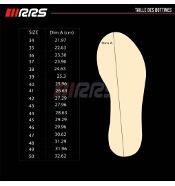 Fire retardant motorsport boots RRS FIA Racing White RSS equipamiento - 4