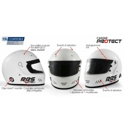 Casco automovilismo RRS Protect Full Face circuit HANS RSS equipamiento - 4