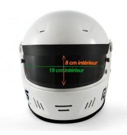 Casco automovilismo RRS Protect Full Face circuit HANS RSS equipamiento - 5