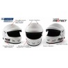 Casco automovilismo FIA HANS PROTECT RALLY RRS FIA 8859-2015/Snell SA2020