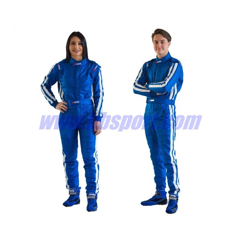 Mono Automovilismo ignífugo FIA RRS Diamond race suit - Blue - FIA 8856-2018