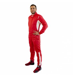 Mono Automovilismo ignífugo FIA RRS Diamond Star race suit - Red - FIA 8856-2018