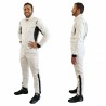 Mono Automovilismo ignífugo FIA RRS Diamond Star race suit FIA 8856-2018 black, silver, red, blue,