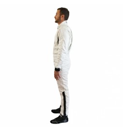 Mono Automovilismo ignífugo FIA RRS Diamond Star race suit FIA 8856-2018 black, silver, red, blue,