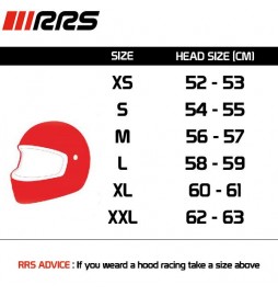 Casco automovilismo RRS Helmet RRS PROTECT VAILLANT / LEADER black