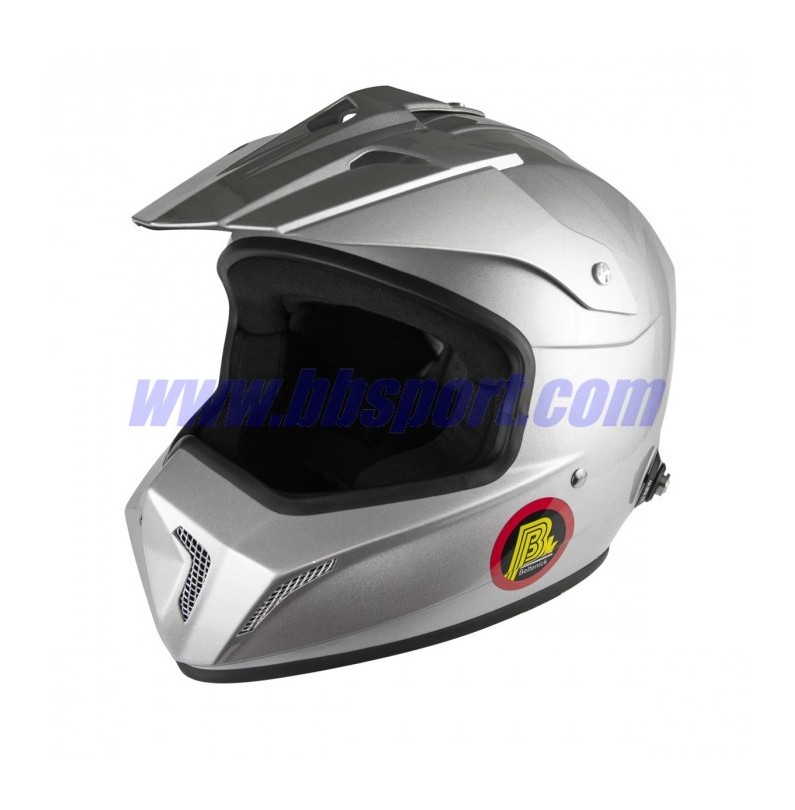 Casco automovilismo RRS Helmet BELTENICK CROSS FIA 8859-2015 Grey