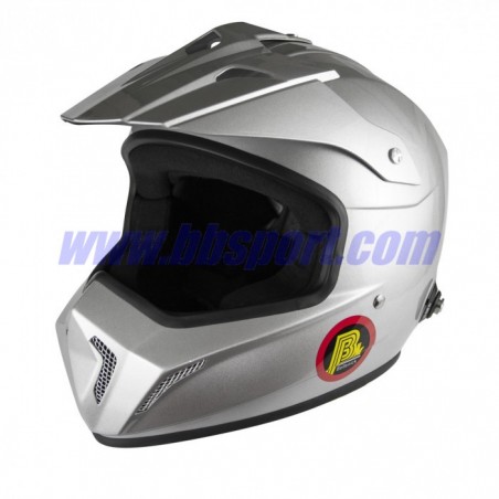 Casco automovilismo RRS Helmet BELTENICK CROSS FIA 8859-2015 Grey
