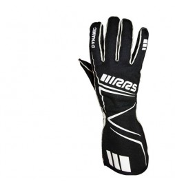 Guantes ignífugos FIA RRS FIA RRS DYNAMIC 2 gloves (External seams) - Black - FIA 8856-2018