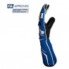 Guantes ignífugos FIA RRS FIA RRS DYNAMIC 2 gloves (External seams) - Blue - FIA 8856-2018