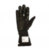 Guantes ignífugos RRS GRIP 2 racing gloves - Black logo WHITE - FIA 8856-2018