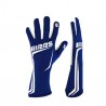 Guantes ignífugos RRS GRIP 2 racing gloves - Blue logo WHITE - FIA 8856-2018
