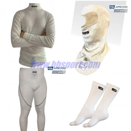 Set completo ropa interior ignífuga RRS FIA 8856-2018 RSS equipamiento - 1