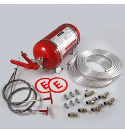 RS ECOFIREX FIA mechanical fire extinguisher 4,25l complete kit