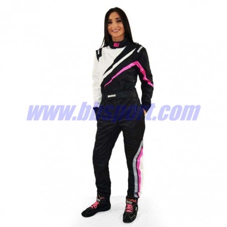 Mono ignífugo Race suit RRS FIA EVO Dynamic Black / Pink - FIA 8856-2018