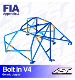 Arco de Seguridad BMW (E36) 3-Series 2-doors Coupe RWD BOLT IN V4 AST Roll cages