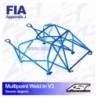 Arco de Seguridad BMW (E46) 3-Series 4-doors Sedan RWD MULTIPOINT WELD IN V3 AST Roll cages