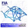 Arco de Seguridad BMW (E28) 5-Series 4-doors Sedan RWD MULTIPOINT WELD IN V5 AST Roll cages