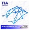 Arco de Seguridad CITROËN Saxo (Phase 1/2 ) 3-doors Hatchback MULTIPOINT WELD IN V3 AST Roll cages AST Roll Cages - 2