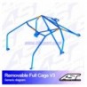Arco de Seguridad FORD Fiesta (Mk3) (GFJ) 3-doors Hatchback REMOVABLE FULL CAGE V3 AST Roll cages AST Roll Cages - 2
