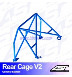 Arco Trasero HONDA Civic (3gen) 3-doors Hatchback REAR CAGE V2 AST Roll cages