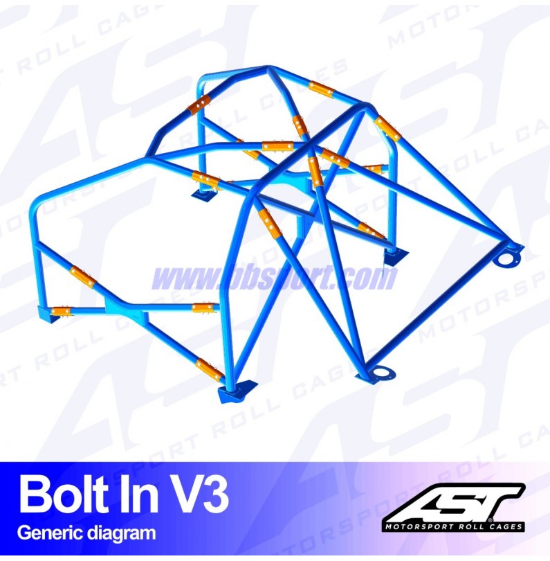 Arco de Seguridad MAZDA MX-5 (NA) 2-doors Roadster BOLT IN V3 AST Roll cages Arco de Seguridad MAZDA MX-5 (NA) 2-doors Roadster BOLT IN V3 AST Roll cages