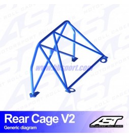 Arco Trasero MAZDA MX-5 (NB) 2-doors Roadster REAR CAGE V2 AST Roll cages