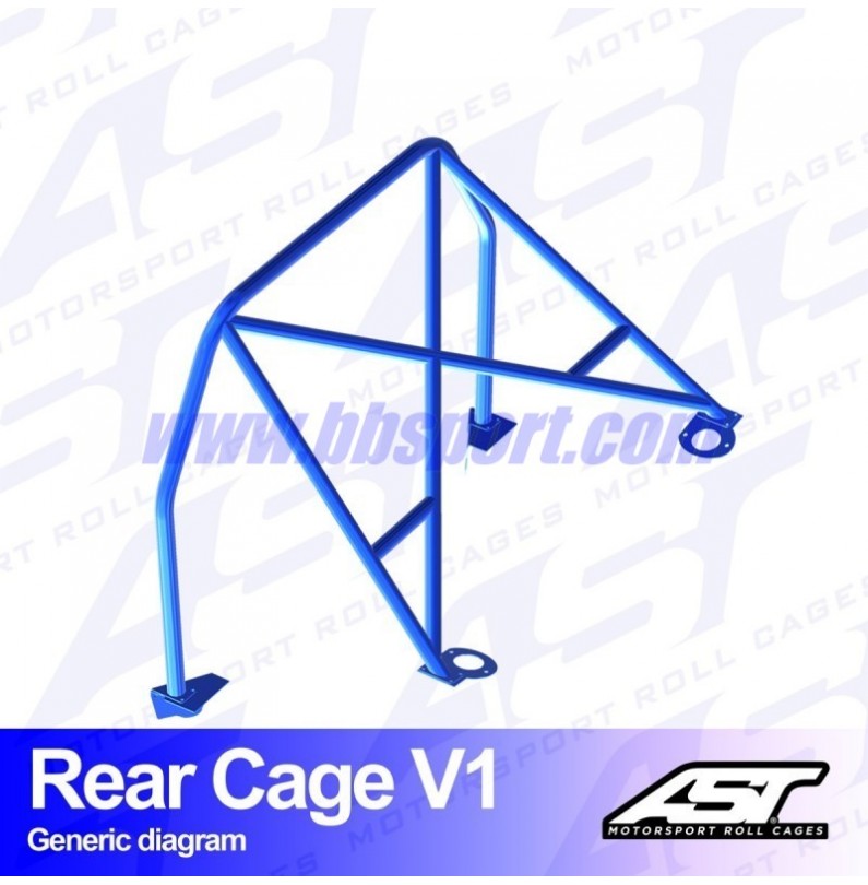 Arco Trasero MAZDA RX-8 (SE3P) 4-doors Coupe REAR CAGE V1 AST Roll cages
