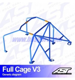 Arco de Seguridad MAZDA RX-8 (SE3P) 4-doors Coupe FULL CAGE V3 AST Roll cages