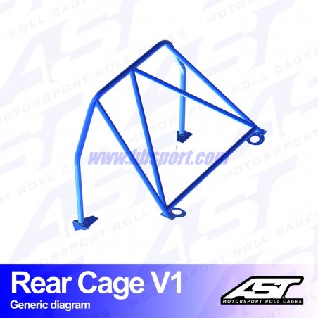 Arco Trasero MAZDA RX-7 (FD) 3-doors Coupe REAR CAGE V1 AST Roll cages