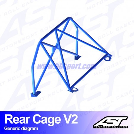 Arco Trasero MAZDA RX-7 (FD) 3-doors Coupe REAR CAGE V2 AST Roll cages