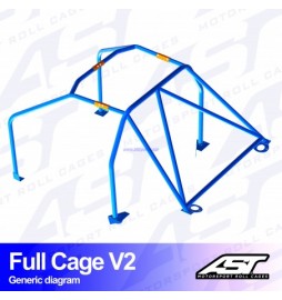 Arco de Seguridad MAZDA RX-7 (FD) 3-doors Coupe FULL CAGE V2 AST Roll cages