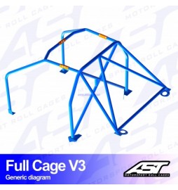 Arco de Seguridad MAZDA RX-7 (FD) 3-doors Coupe FULL CAGE V3 AST Roll cages