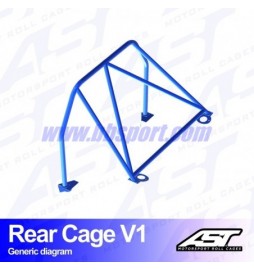 Arco Trasero MAZDA MX-3 (EC) 3-doors Coupe REAR CAGE V1 AST Roll cages