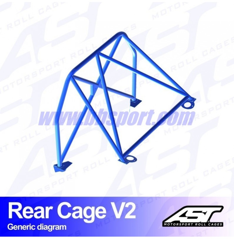 Arco Trasero MAZDA MX-3 (EC) 3-doors Coupe REAR CAGE V2 AST Roll cages