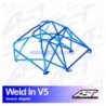 Arco de Seguridad MINI Cooper (R53) 3-door Hatchback WELD IN V5 AST Roll cages