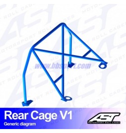 Arco Trasero Renault Megane (Phase 1) 3-doors Coupe REAR CAGE V1 AST Roll cages