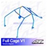 Arco de Seguridad Renault Megane (Phase 1) 3-doors Coupe FULL CAGE V1 AST Roll cages AST Roll Cages - 2