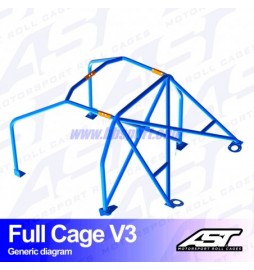 Arco de Seguridad  SCION FR-S (ZC6) 2-doors Coupe REMOVABLE FULL CAGE V3 AST Roll cages