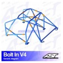 Roll cage SCION FR-S (ZC6) 2-doors Coupe BOLT IN V4 AST Roll cages