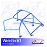 Arco de Seguridad SEAT Ibiza (6L) 3-doors Hatchback WELD IN V1 AST Roll cages
