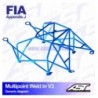 Arco de Seguridad SEAT Ibiza (6L) 3-doors Hatchback MULTIPOINT WELD IN V3 AST Roll cages