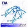 Arco de Seguridad SEAT Ibiza (6L) 3-doors Hatchback MULTIPOINT WELD IN V3 AST Roll cages AST Roll Cages - 2