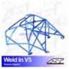 Arco de Seguridad SEAT Leon (5F) 3-doors Hatchback WELD IN V5 AST Roll cages