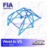 Arco de Seguridad SUBARU BRZ (ZC6) 2-doors Coupe WELD IN V5 AST Roll cages AST Roll Cages - 2