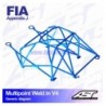 Arco de Seguridad SUBARU BRZ (ZC6) 2-doors Coupe MULTIPOINT WELD IN V4 AST Roll cages
